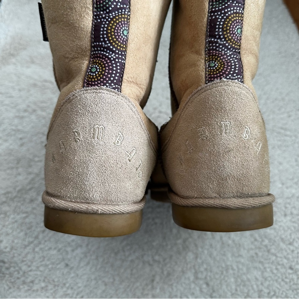 Warmbat Tan Sheepskin Boots Women’s Size 11 - Picture 5 of 10